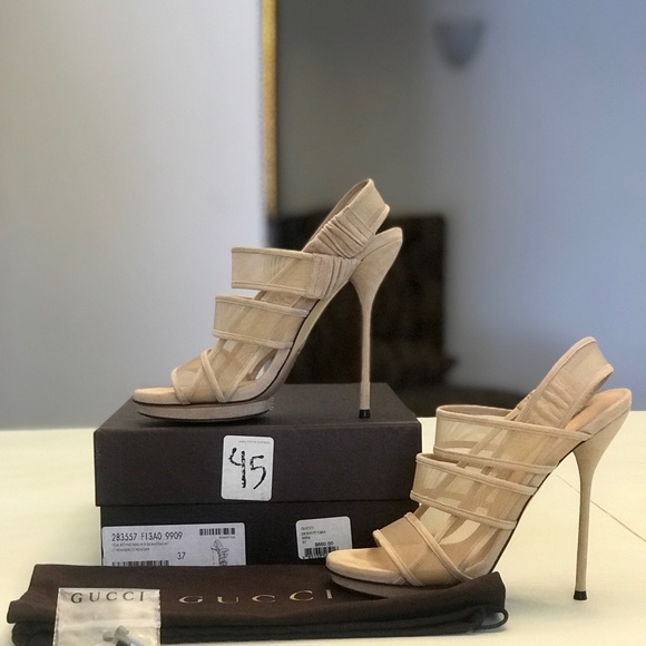 mesh platform sandals